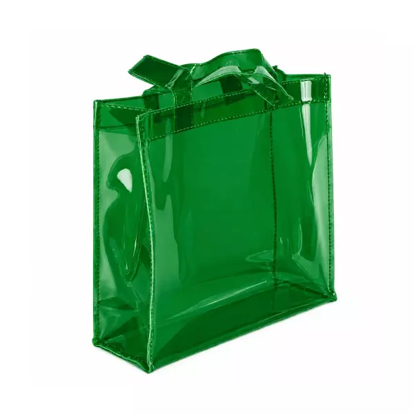 Sacola em PVC Translúcida Personalizada - 41 x 37 cm 