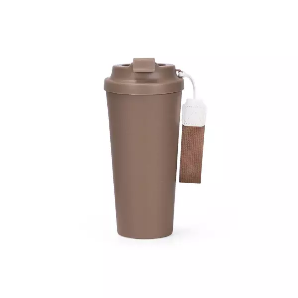 Copo Inox 480ml Personalizado Marrom