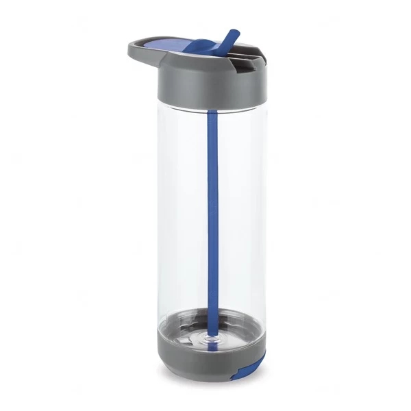 Squeeze Plástica 750ml com Suporte de Celular Personalizada Azul