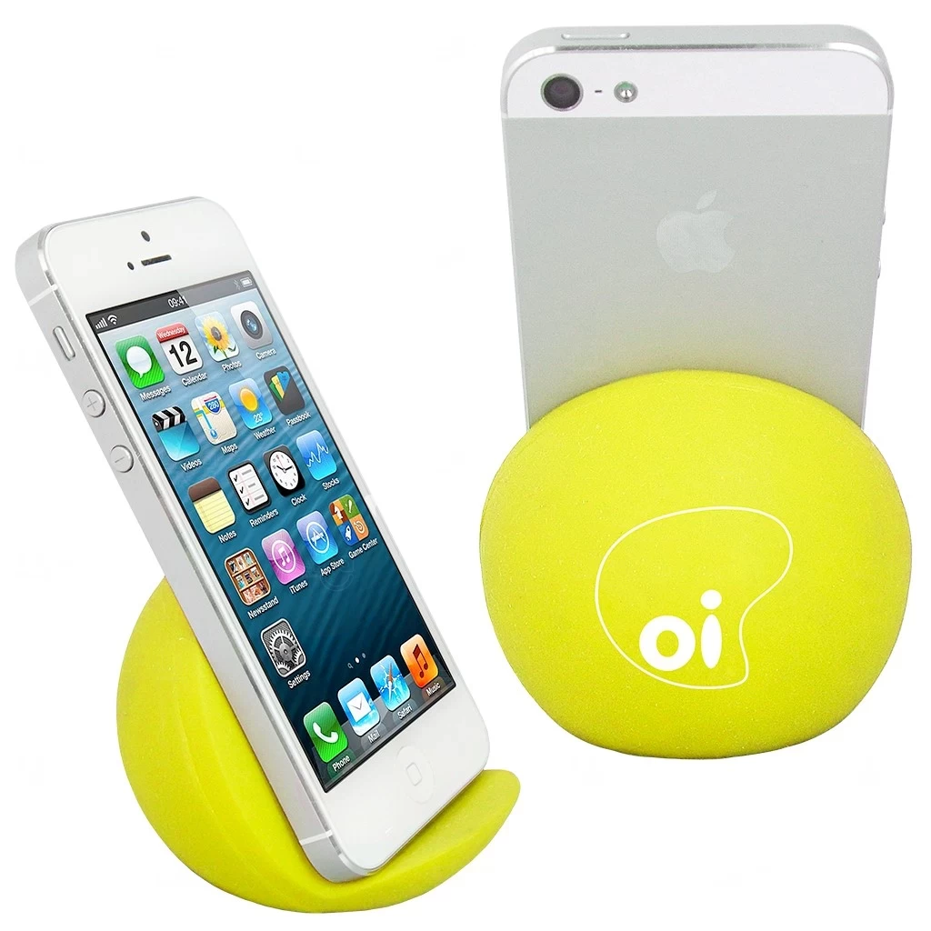 Apoio para Smartphone Antiestresse Personalizado Amarelo