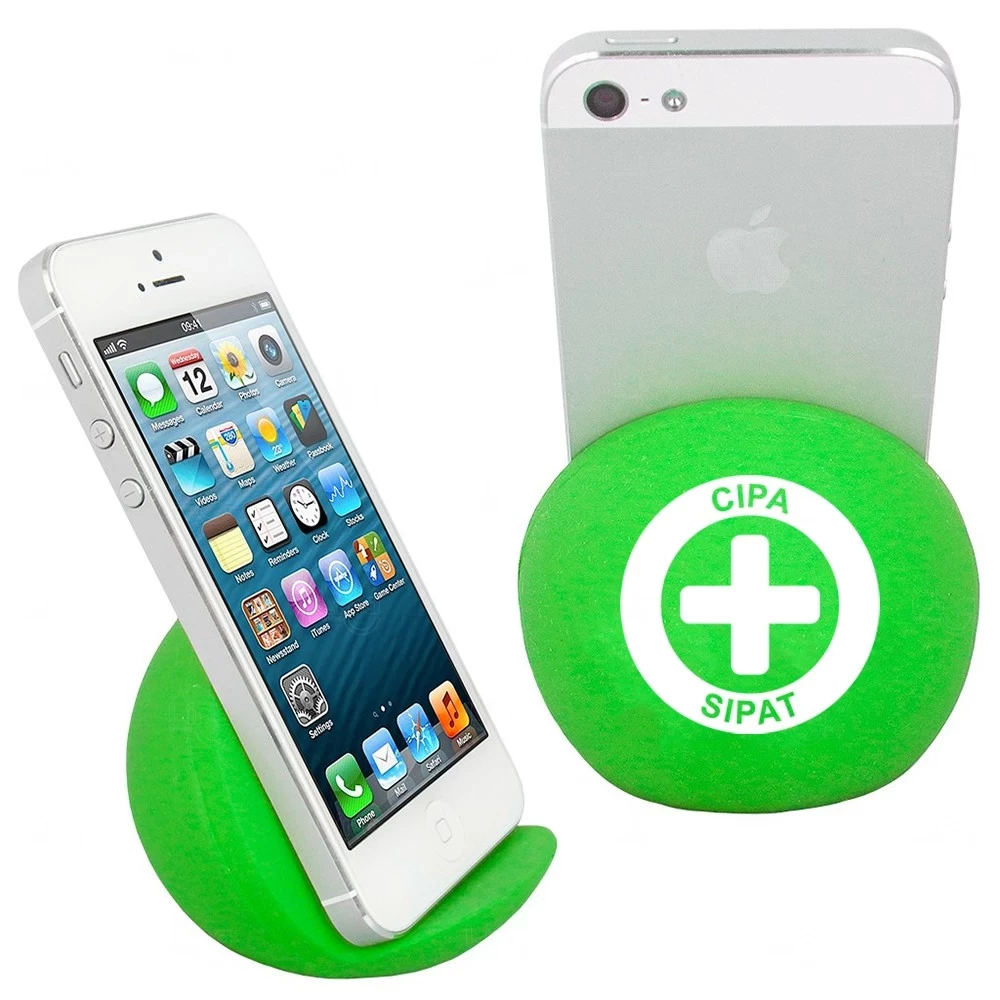 Apoio para Smartphone Antiestresse Personalizado Verde
