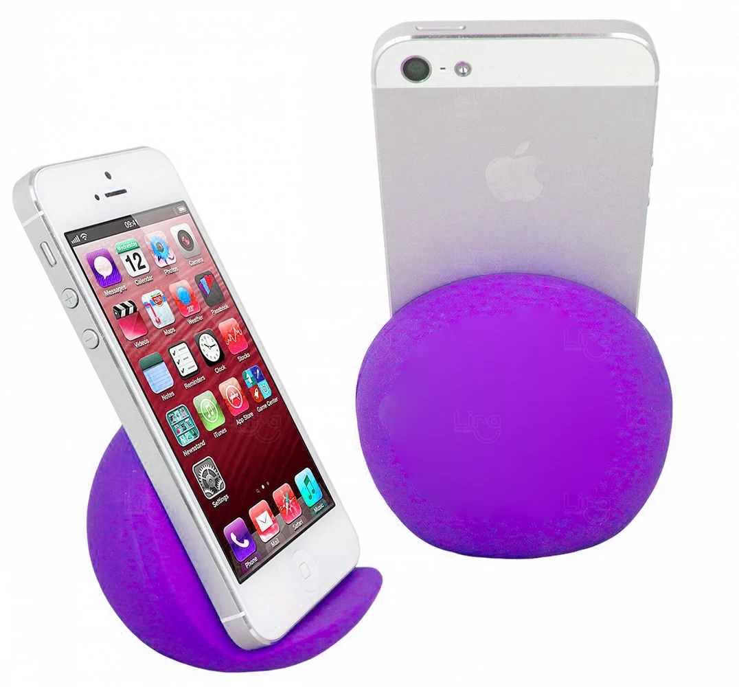Apoio para Smartphone Antiestresse Personalizado Roxo