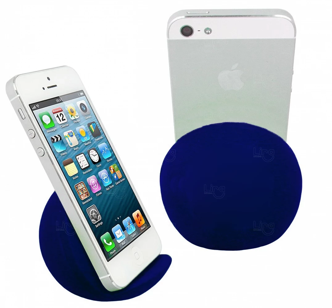 Apoio para Smartphone Antiestresse Personalizado Azul Escuro