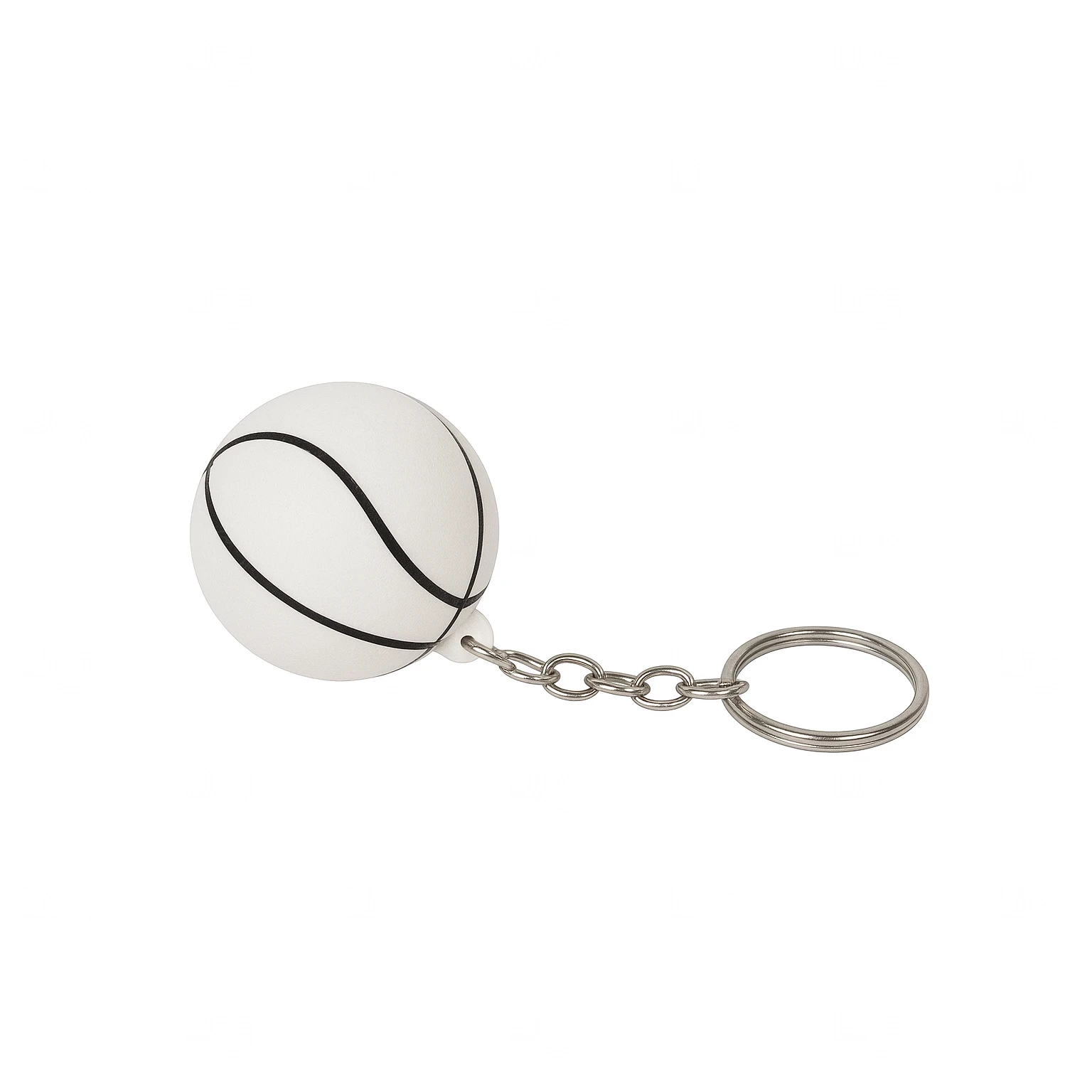 Chaveiro Bola de Basquete Personalizado Branco