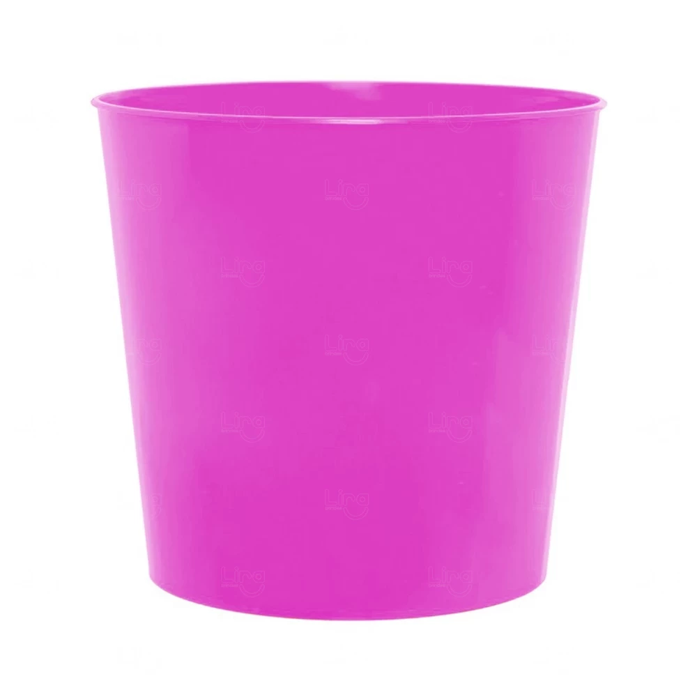Balde de Pipoca 2,6L Personalizado Rosa