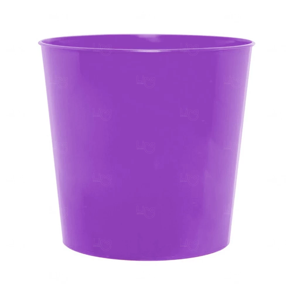 Balde de Pipoca 2,6L Personalizado Roxo