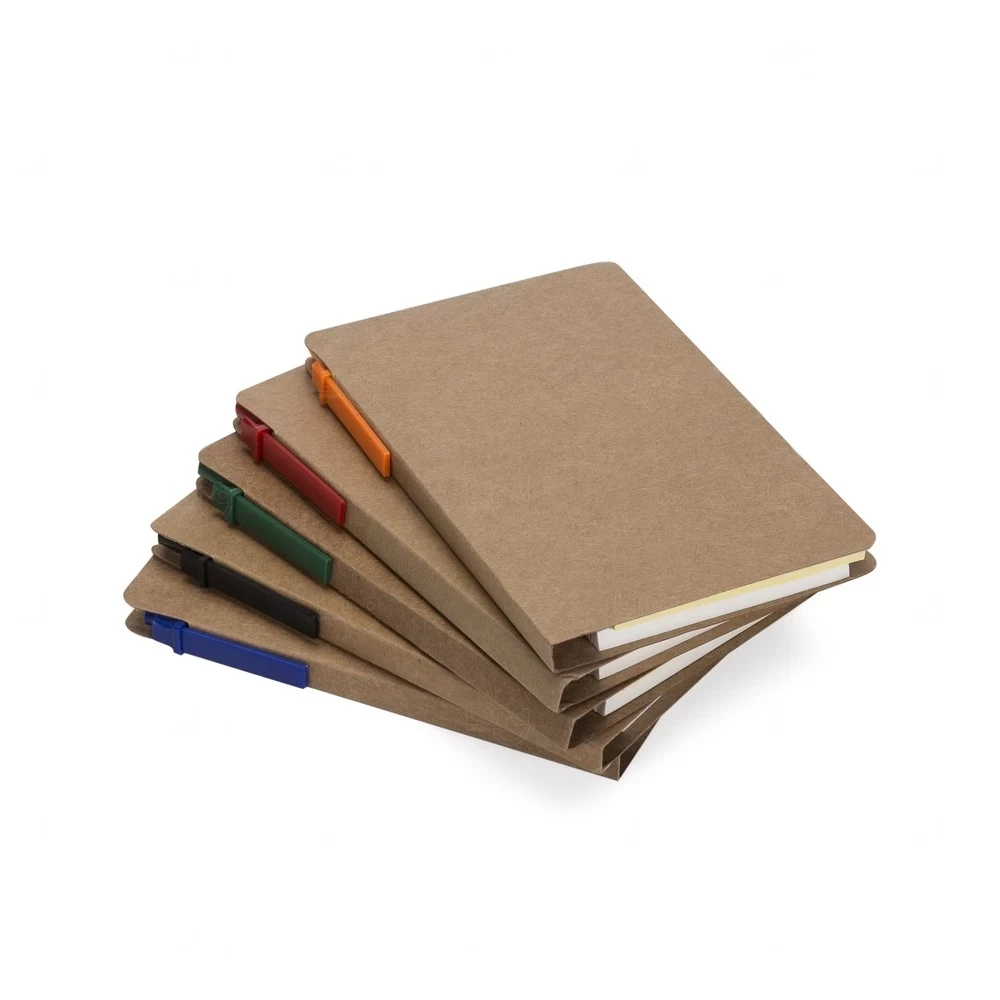 Bloco Ecológico com Caneta e Post-it Personalizado - 15,5 x 10 cm 
