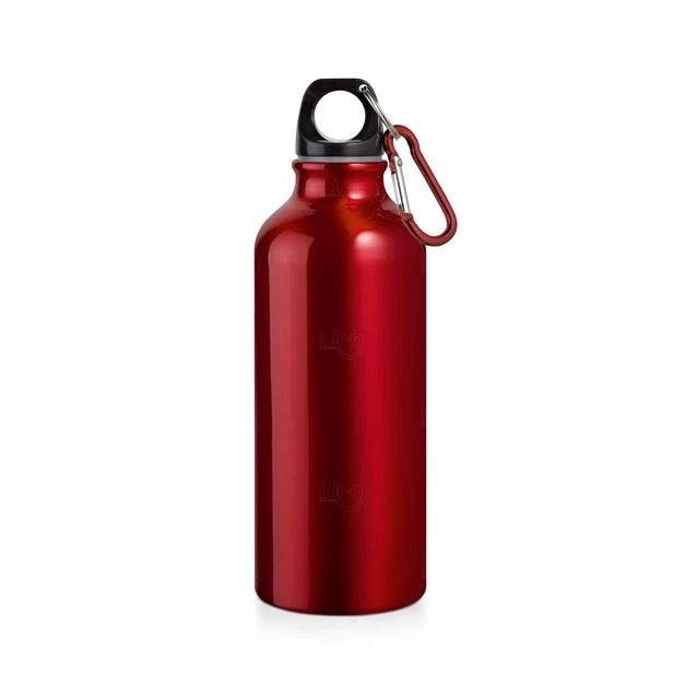 Garrafa Squeeze de Alumínio 530ml Personalizado Vermelho