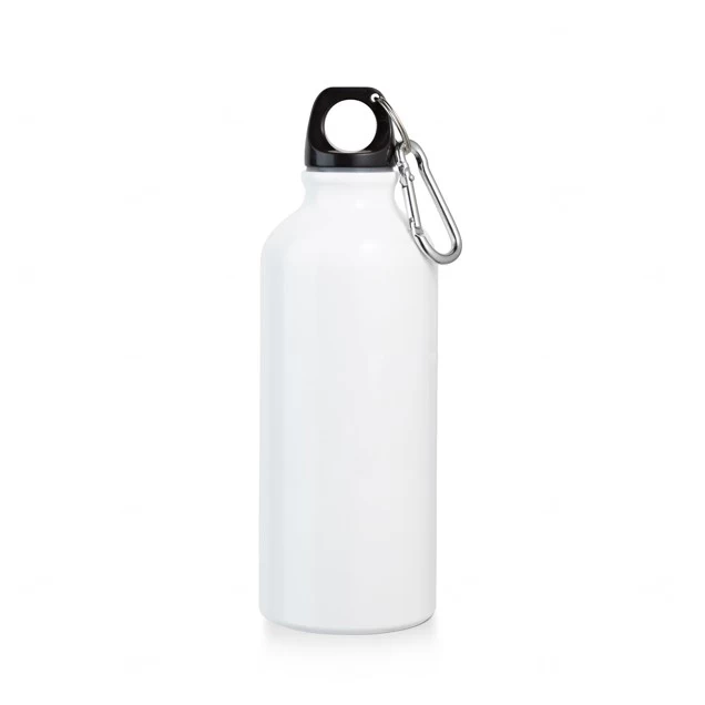 Garrafa Squeeze de Alumínio 530ml Personalizado Branco