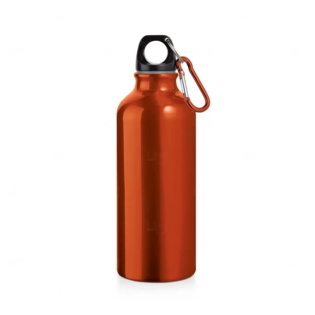 Garrafa Squeeze de Alumínio 530ml Personalizado Laranja