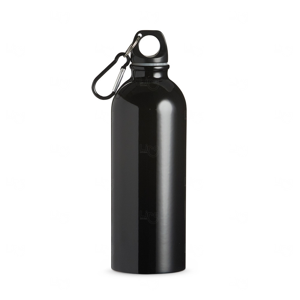 Squeeze Inox 500ml com Bico e Mosquetão Personalizado 