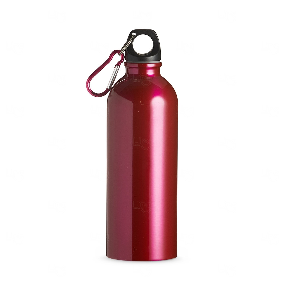 Squeeze Inox 500ml com Bico e Mosquetão Personalizado 
