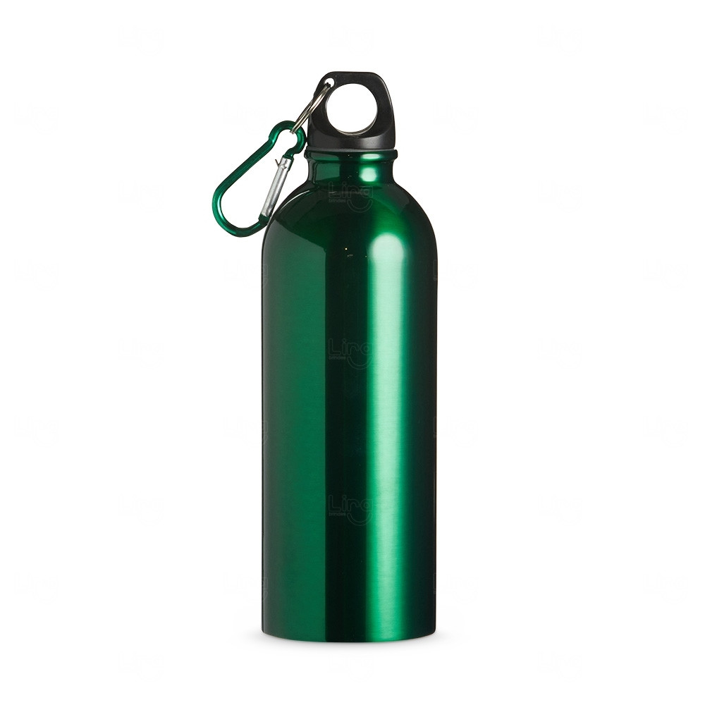 Squeeze Inox 500ml com Bico e Mosquetão Personalizado 