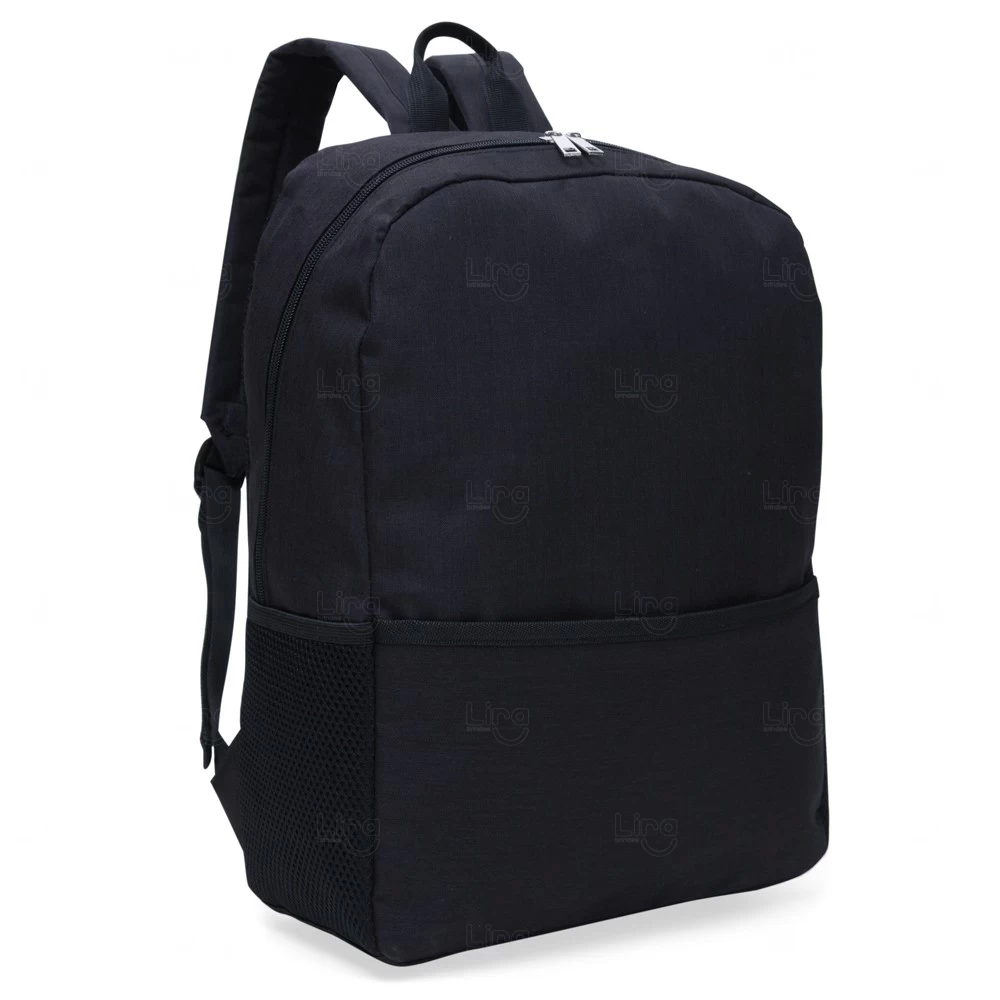 Mochila em Poliéster 27L Personalizada Preto