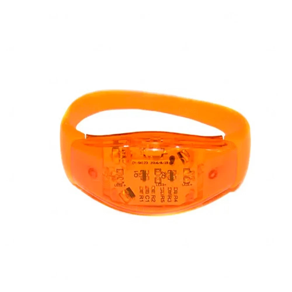 Pulseira de LED Ativada por Som Personalizada 