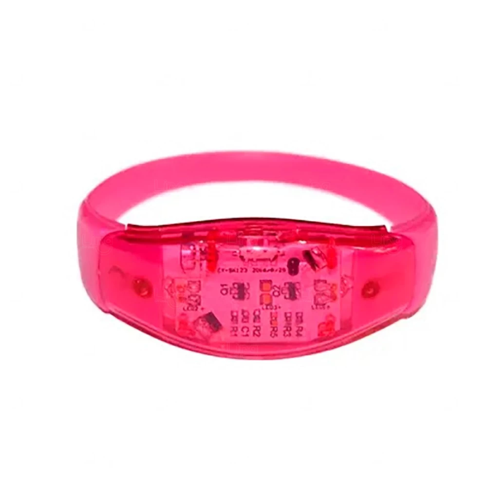 Pulseira de LED Ativada por Som Personalizada 