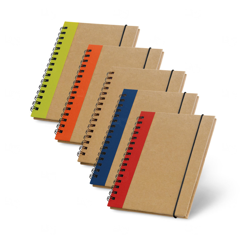 Caderno A6 Capa Dura em Cartão Personalizado - 14,5 x 10,5 cm 