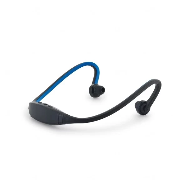 Fone de Ouvido Esportivo Sem Fio Bluetooth Personalizado Azul