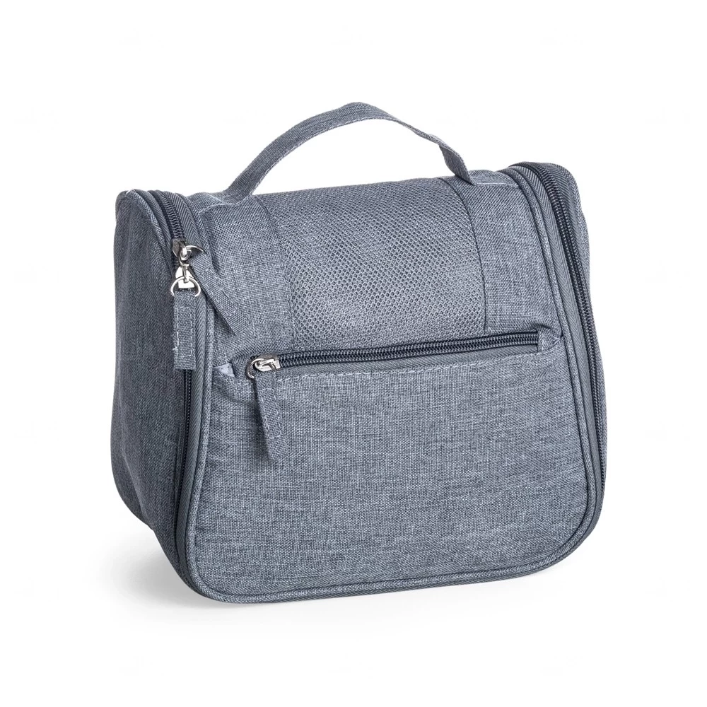 Nécessaire Organizadora em Nylon Oxford Personalizada Cinza