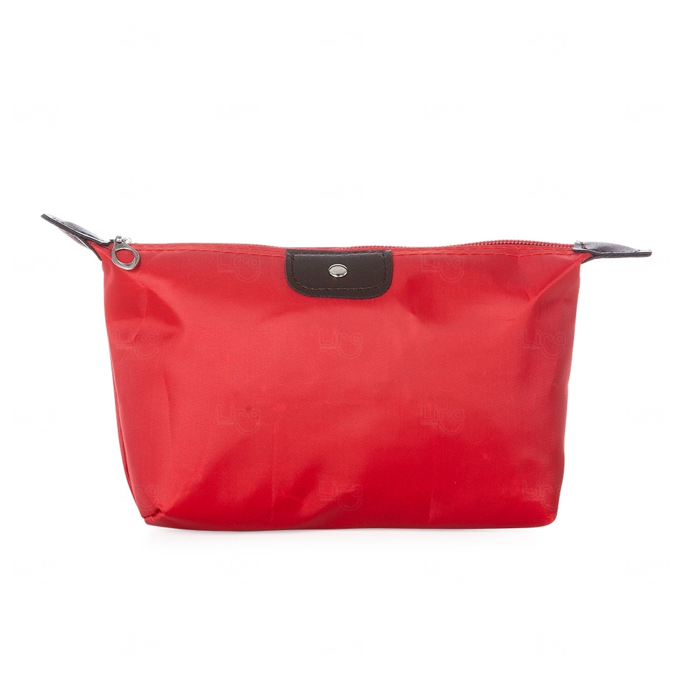 Nécessaire em Poliéster Impermeável Personalizada Vermelho