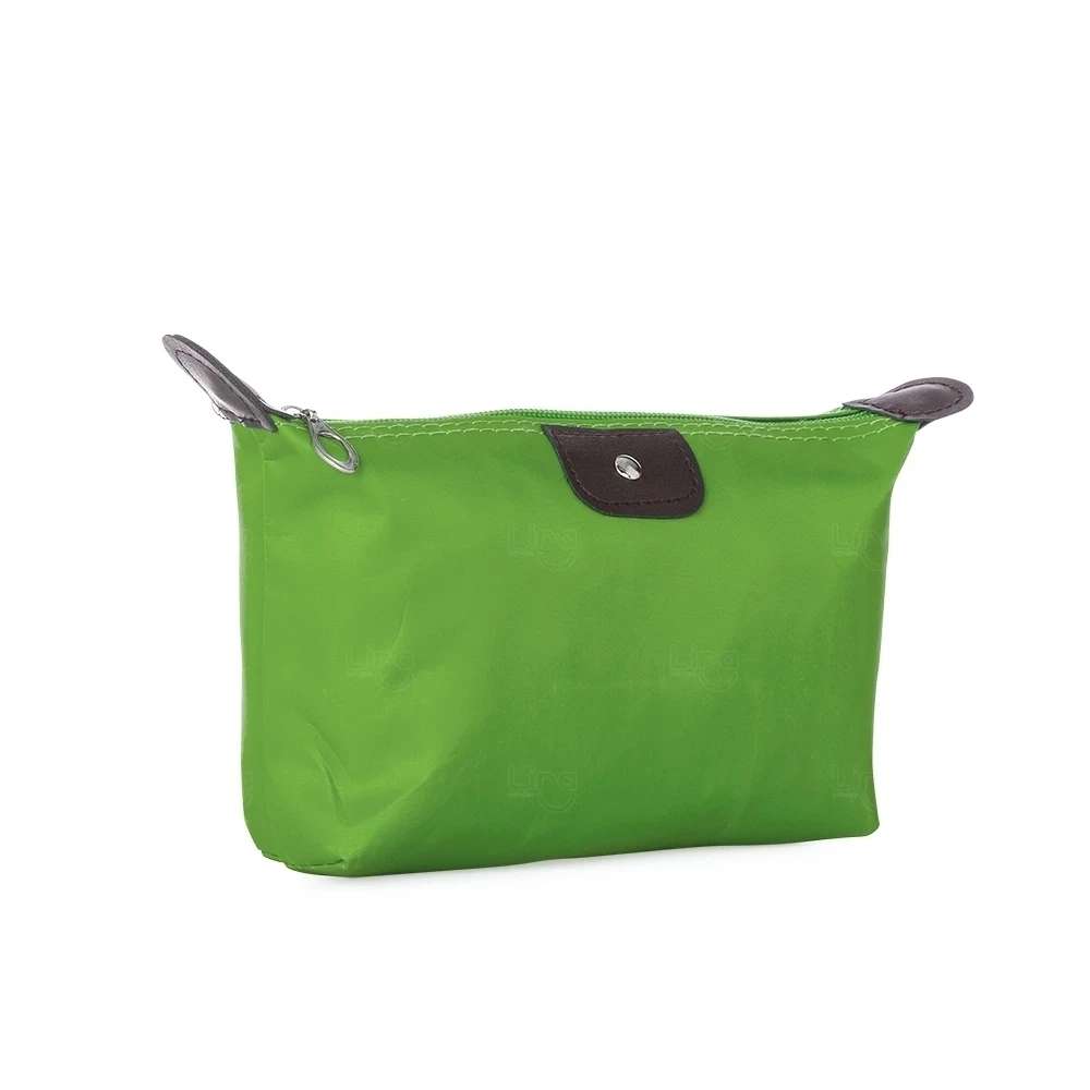 Nécessaire em Poliéster Impermeável Personalizada Verde