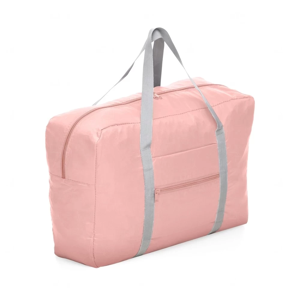 Bolsa de Viagem Dobrável 24L Personalizada Rosa
