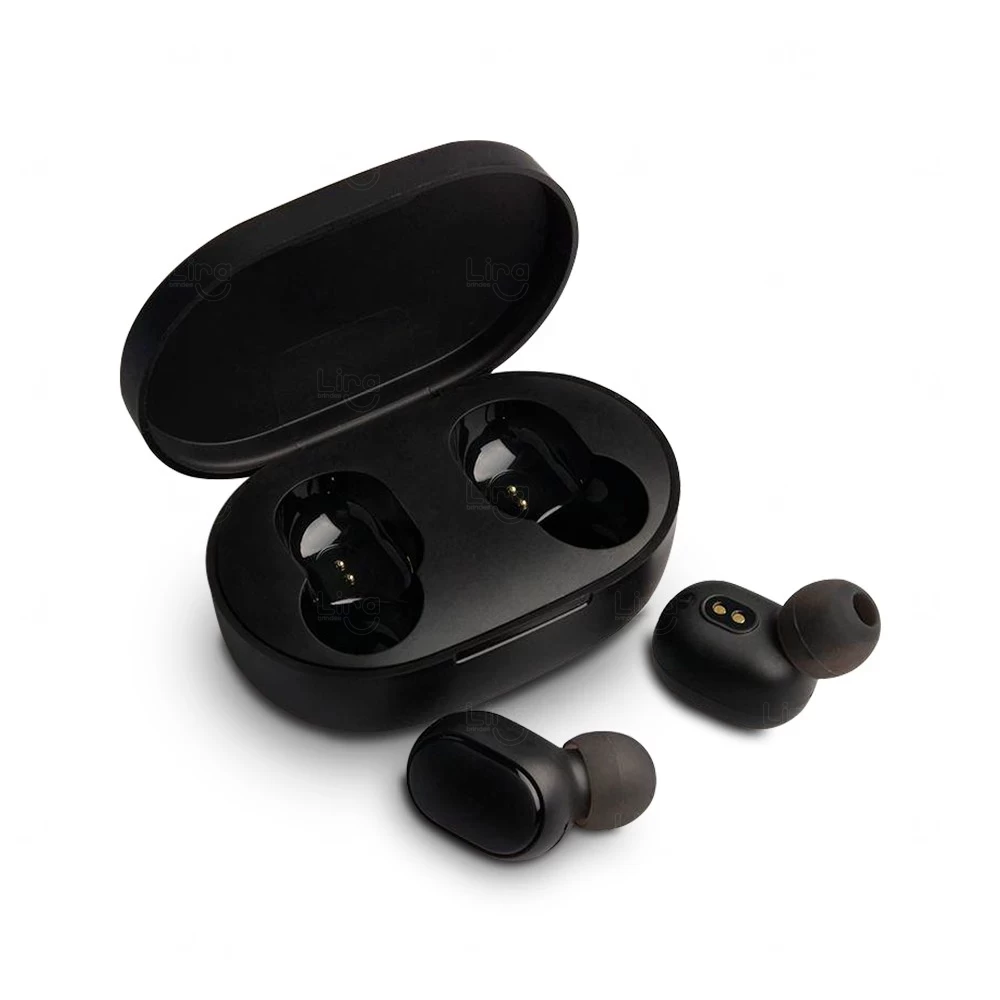 Fone de Ouvido Bluetooth Personalizado Preto
