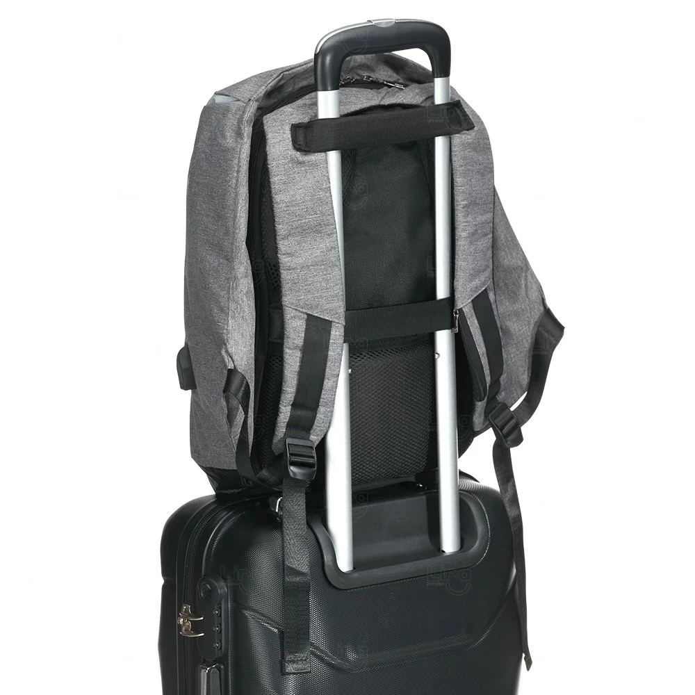Mochila 29L Antifurto e Resistente à Água Personalizada 