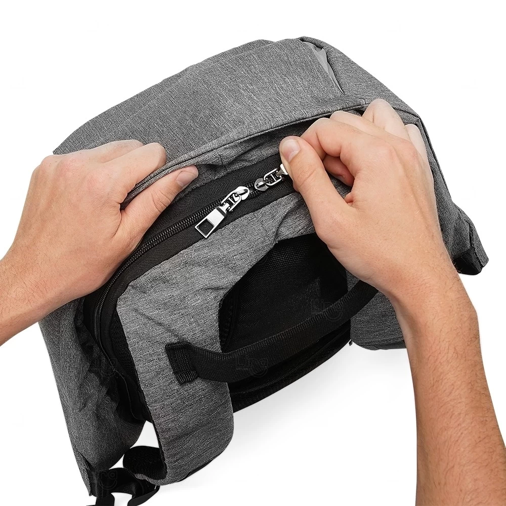 Mochila 29L Antifurto e Resistente à Água Personalizada 