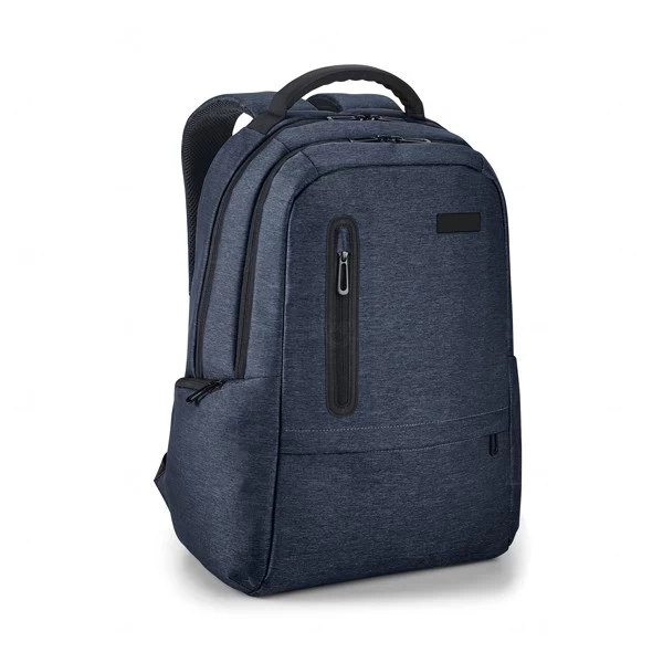 Mochila 26L em Nylon Impermeável para Notebook 17'' Personalizada Azul Escuro