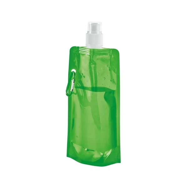 Squeeze Dobrável 460ml Personalizado Verde