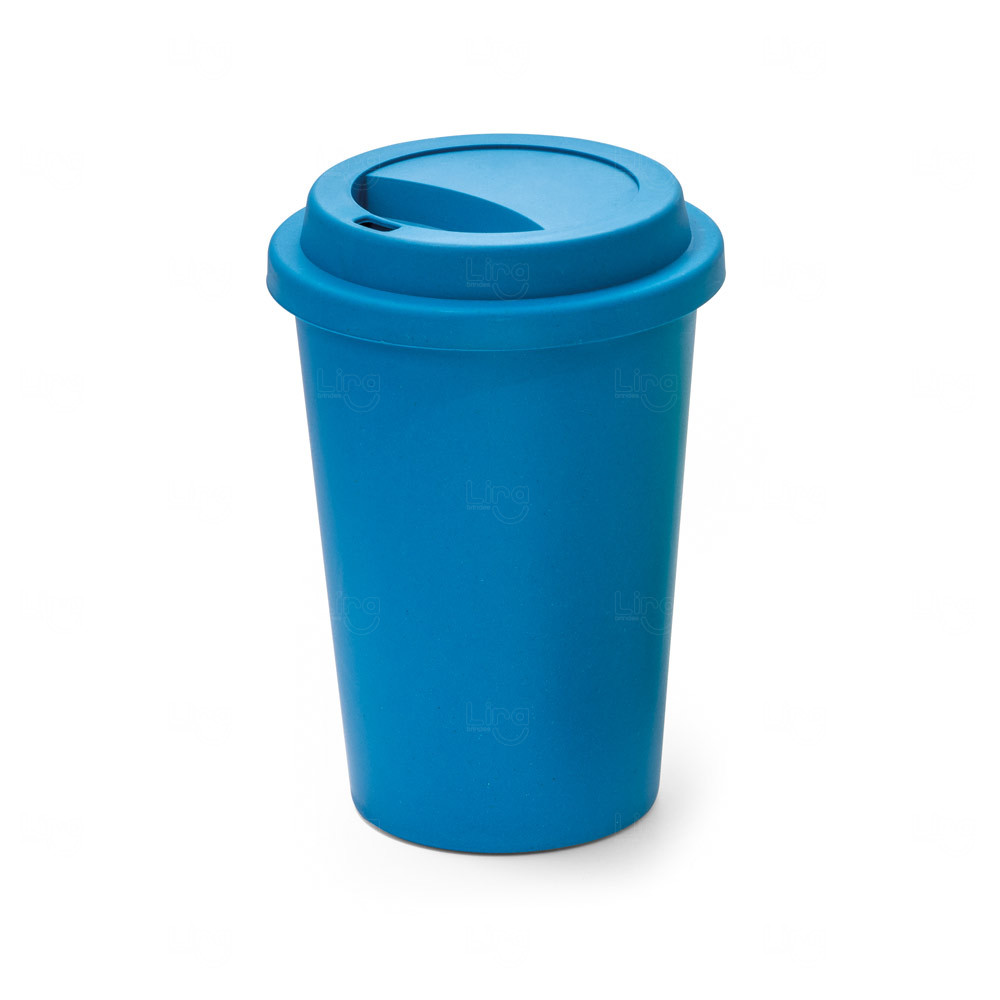 Copo Ecológico 450ml Colorido Personalizado Azul