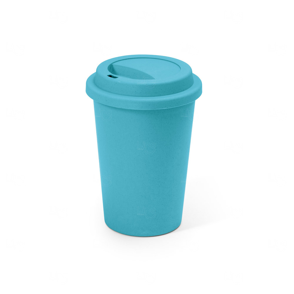 Copo Ecológico 450ml Colorido Personalizado Azul Claro