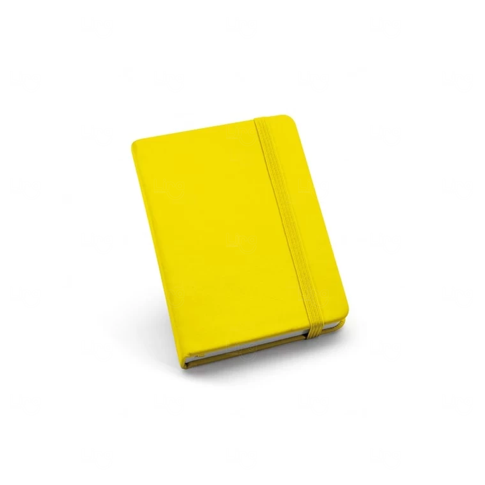 Moleskine de Bolso Personalizado - 14 x 9 cm Amarelo
