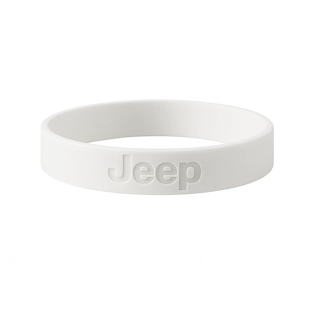 Pulseira Emborrachada Personalizada - Silicone ou Laprene 
