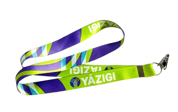 Cordão para Crachá com Jacaré Personalizado - 1,2 cm x 85 cm 