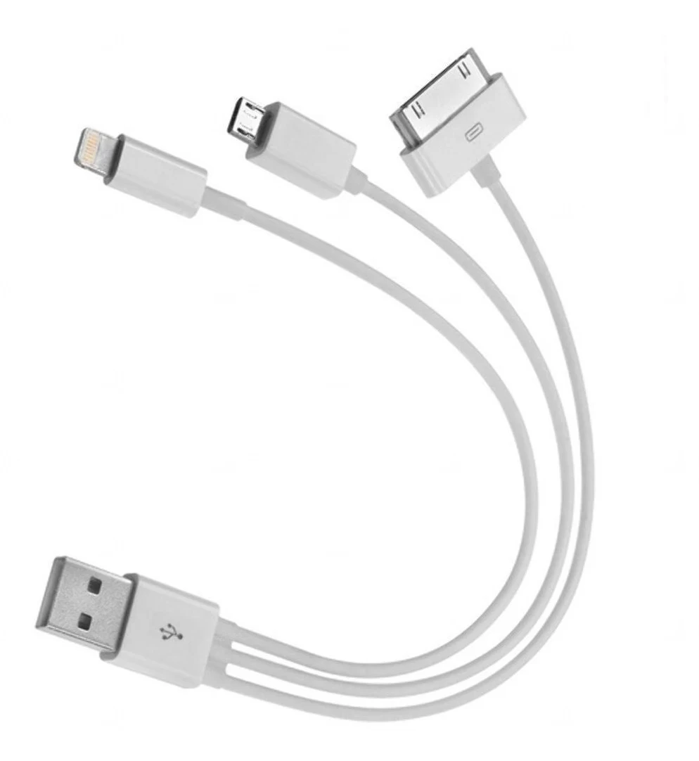 Kit Carregador, Adaptador e Cabo com Case Personalizada 