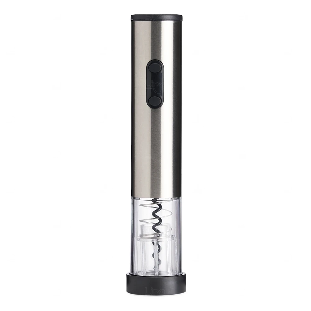 Saca-Rolhas Elétrico Inox com LED Personalizado 