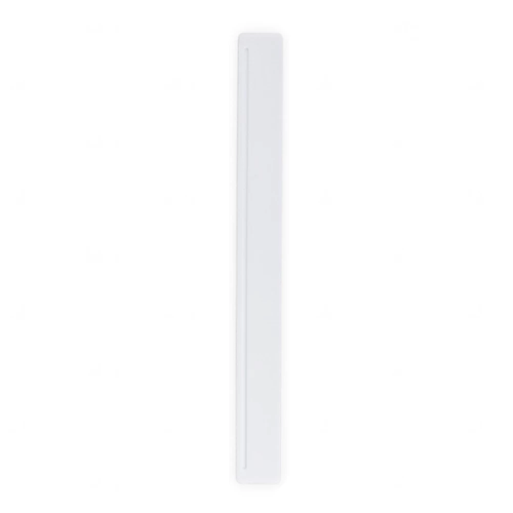 Régua Plastica Colorida 30 cm Personalizada Branco