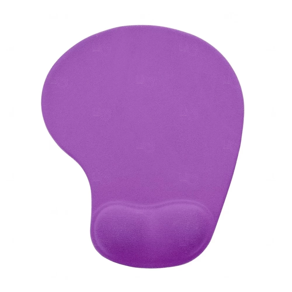 Mouse Pad com Apoio em Silicone Personalizado Roxo