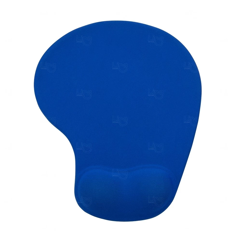 Mouse Pad com Apoio em Silicone Personalizado Azul