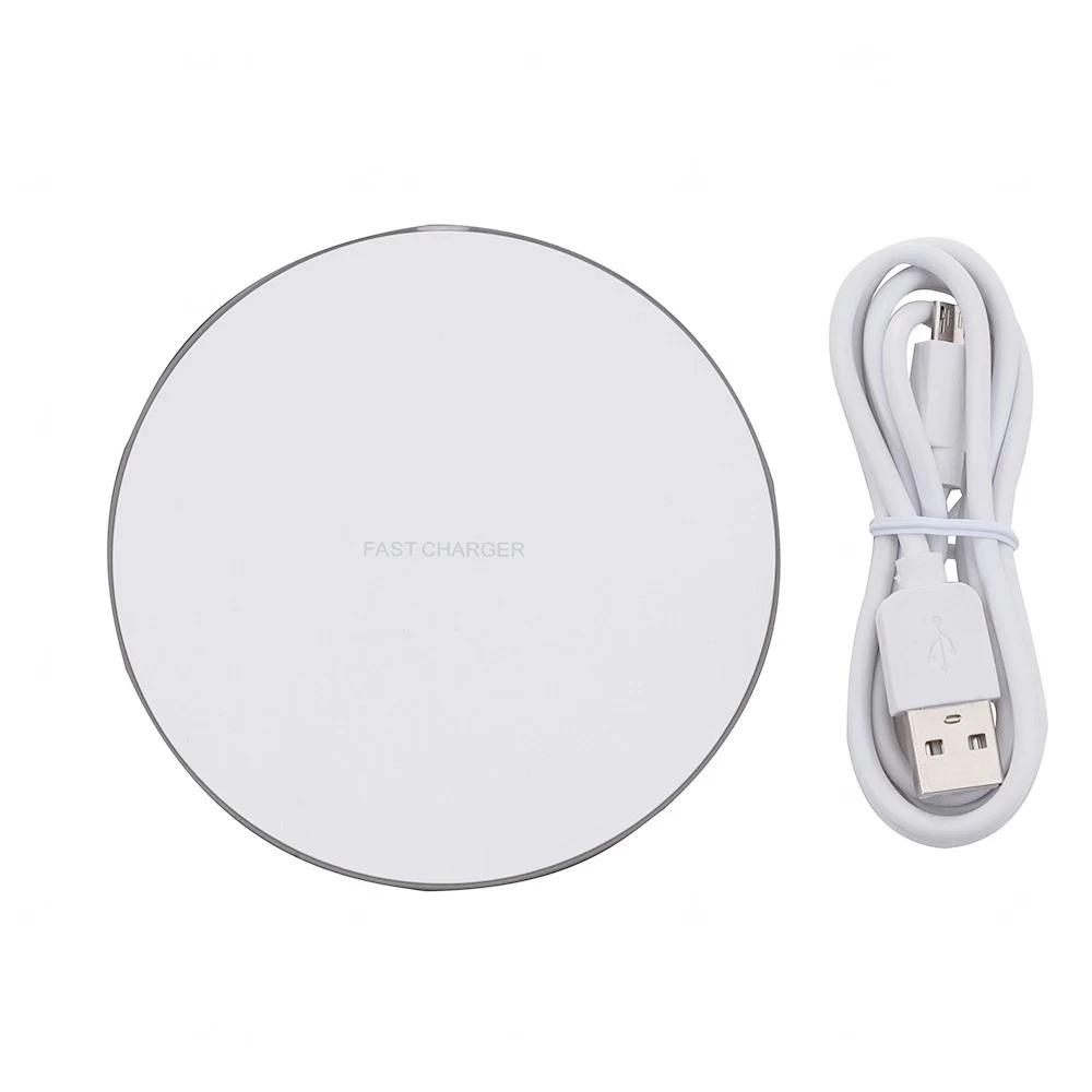 Base de Carregamento Por Indução com Luz Indicadora Personalizada Branco