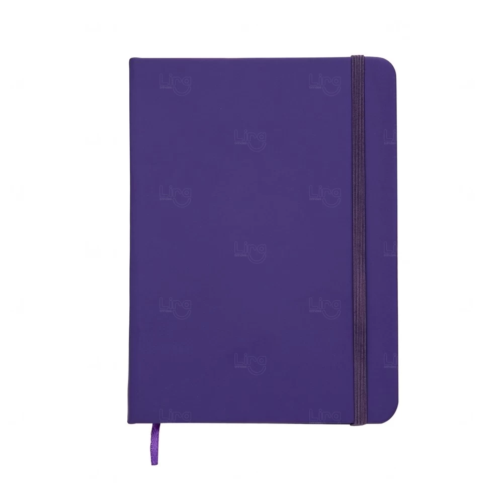 Moleskine Emborrachado Personalizado - 18,1 x 13,1 cm Roxo