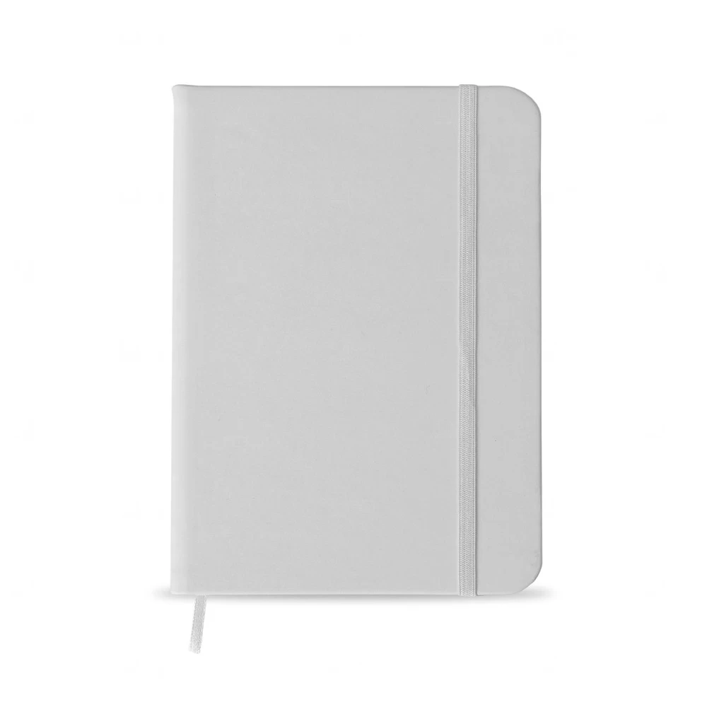 Moleskine Emborrachado Personalizado - 18,1 x 13,1 cm Branco