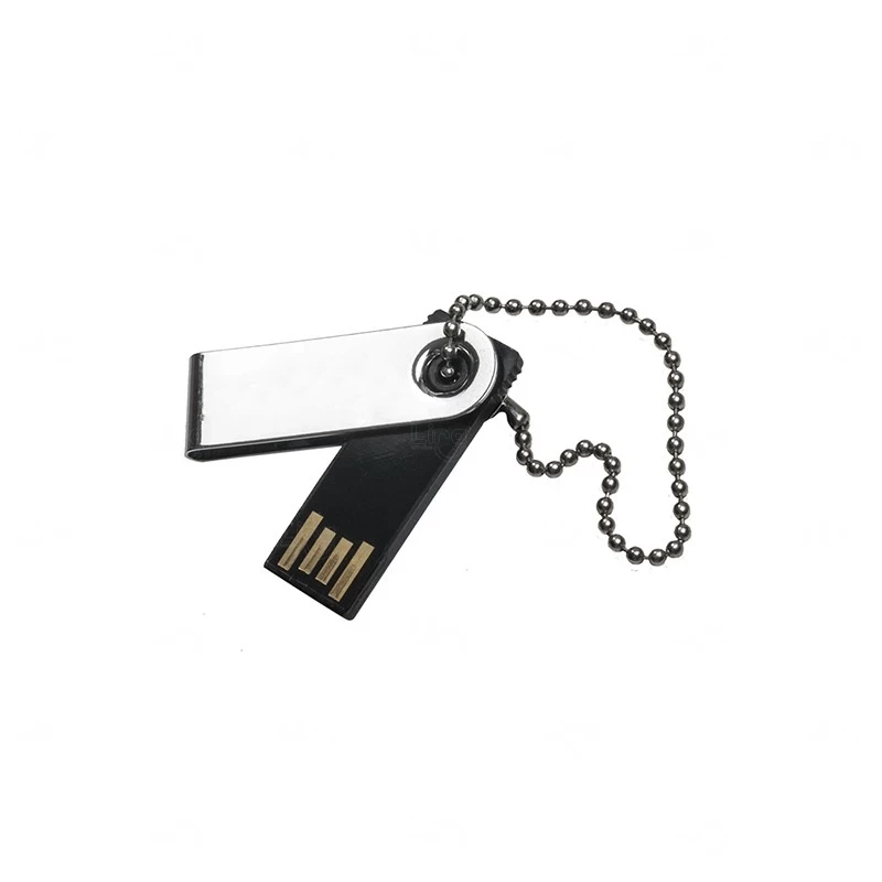 Mini Pen Drive com Corrente Personalizado - 4GB a 64GB 