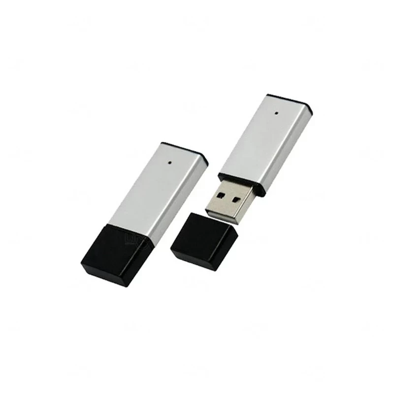 Pen Drive de Metal com Tampa Personalizado - 4GB a 64GB 