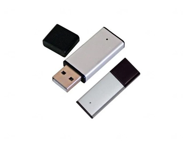 Pen Drive de Metal com Tampa Personalizado - 4GB a 64GB 