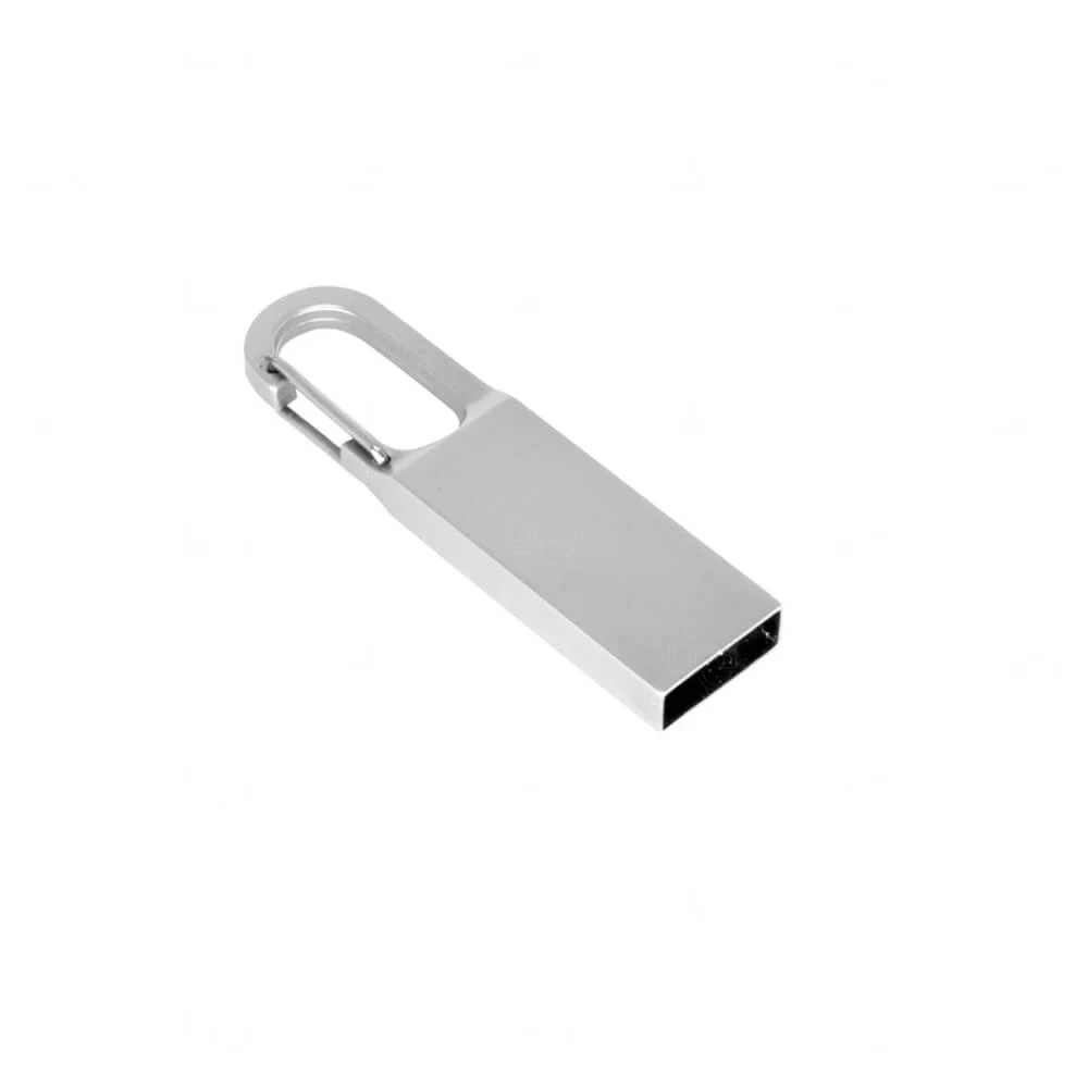 Pen Drive com Mosquetão Personalizado - 4GB a 64GB 