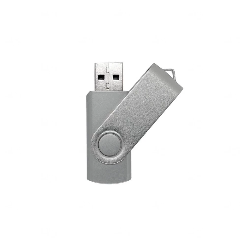 Pen Drive Giratório Personalizado - 4GB a 64GB 