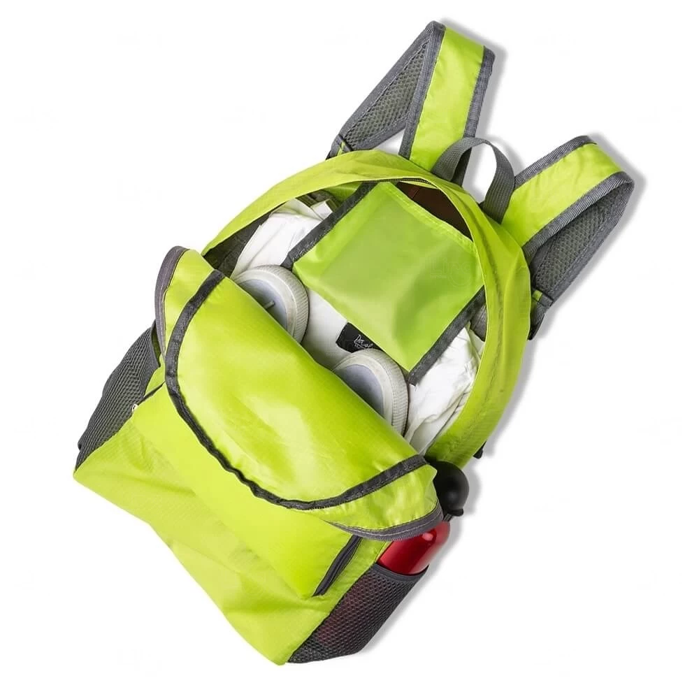 Mochila Dobrável Impermeável 21L Personalizada 